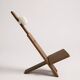 Brutalist minimalist armchair Alain Gaubert - 1980