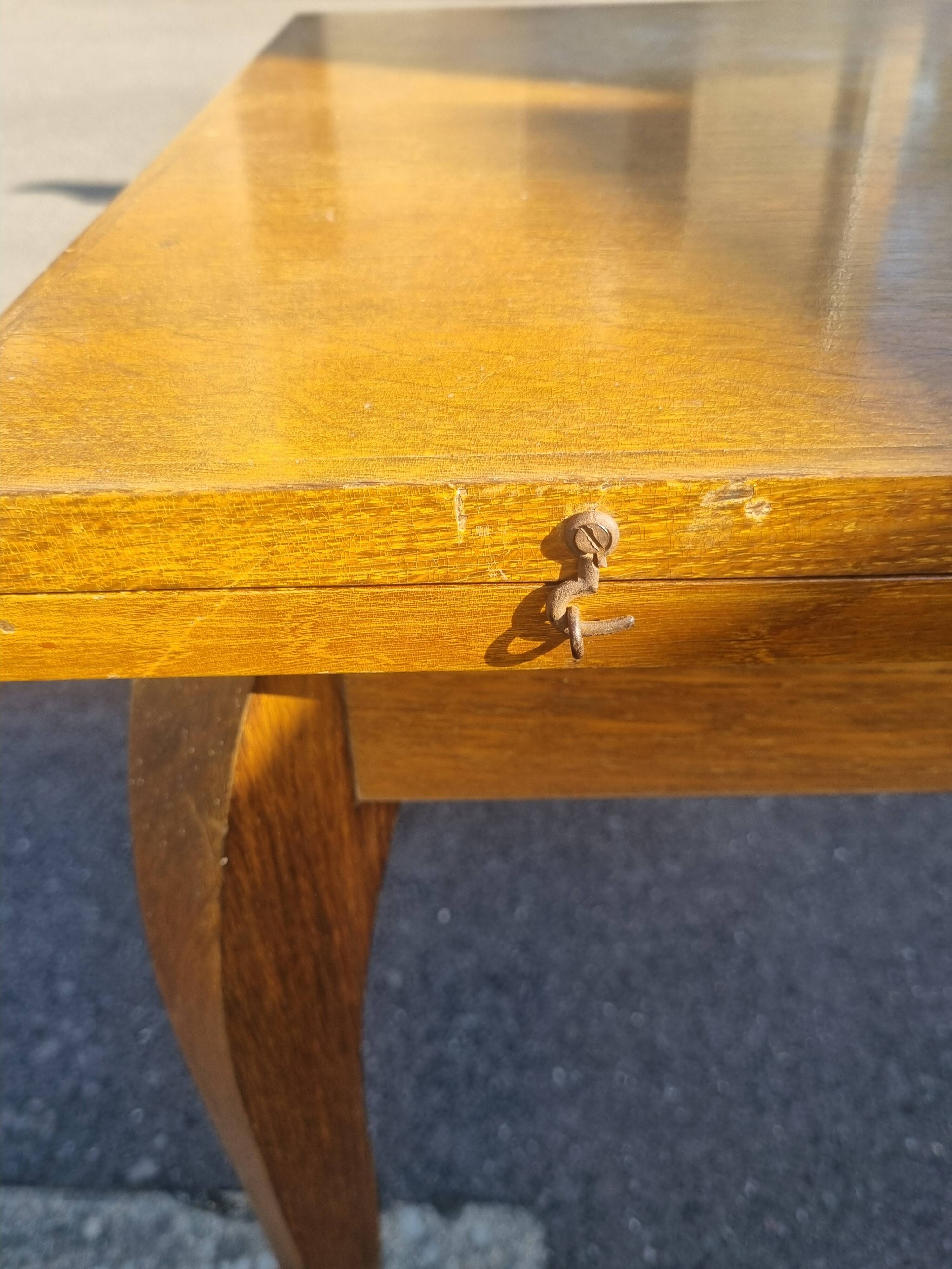 Old folding table