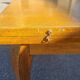 Old folding table
