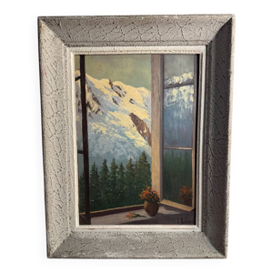 Peinture de montagne - lucien