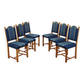 Set of six oak chairs, Danish design, 1960s, designer: Henning Kjærnulf