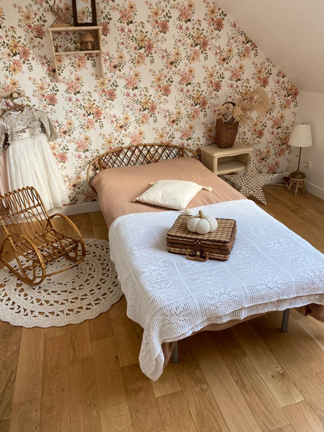 Rattan rocking chair