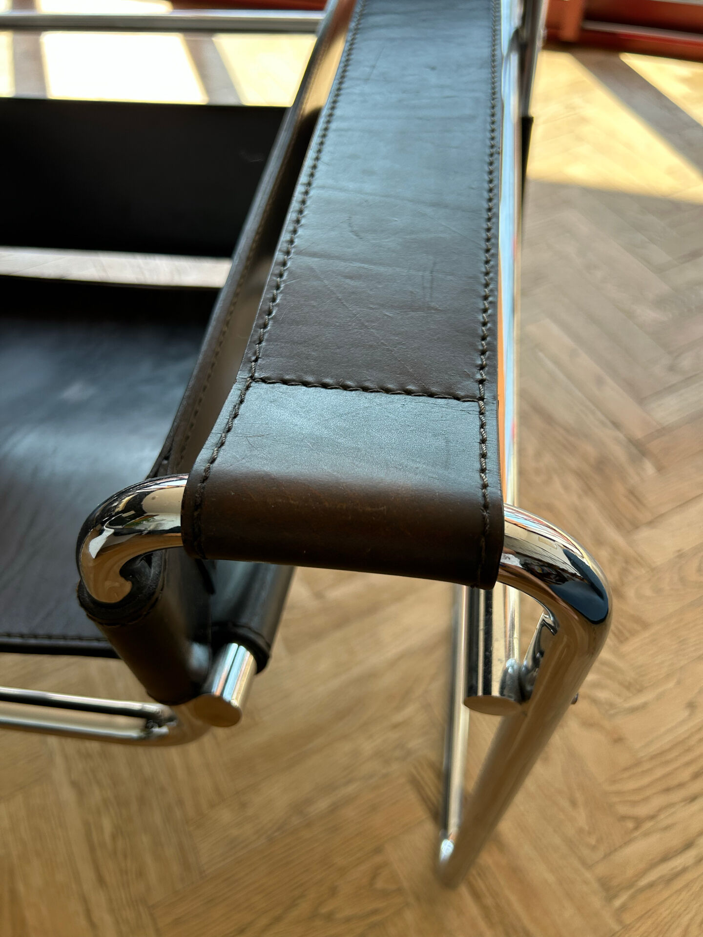 Wassily B3 chair by Marcel Breuer, Gavina edition