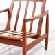 Fauteuil en teck par Skive Mobelfabrik