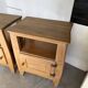 Pair of oak bedside tables 1950