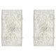 1 pair of large wall sconces by Kalmar, Austria, 1960s.