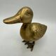 Vintage brass duck
