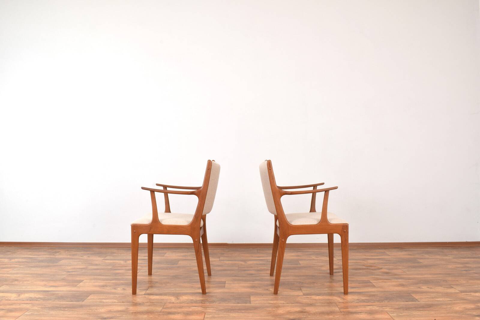 Mid-Century Teak Dining Chairs by Johannes Andersen for Uldum Møbelfabrik