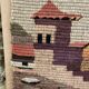 Peruvian tapestry 60/70 in alpaca wool - vintage peruvian handicraft