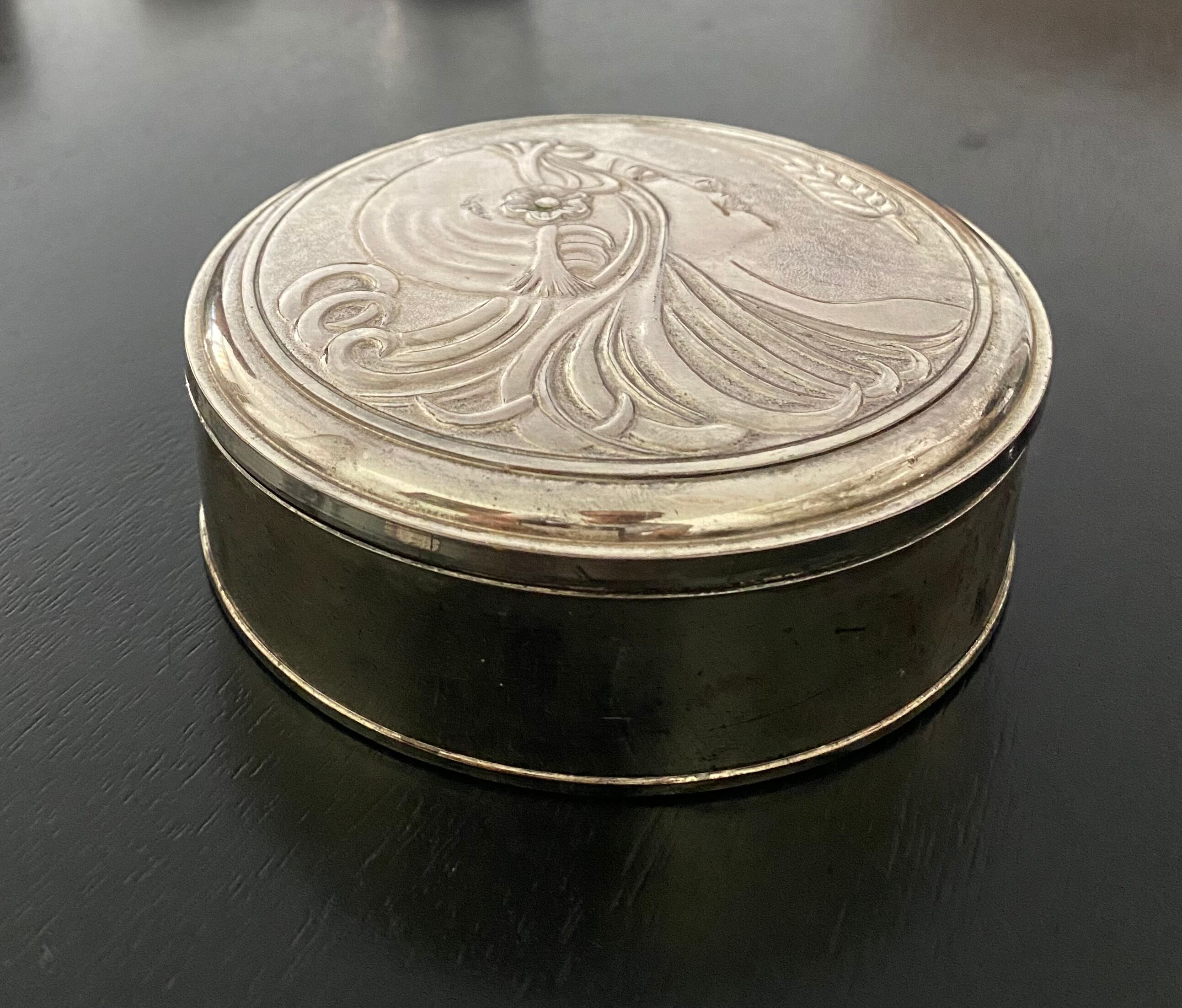 Art Nouveau style jewelry box