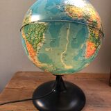 Bright world map
