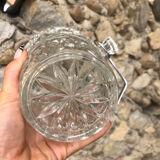 Ice bucket • vintage molded glass