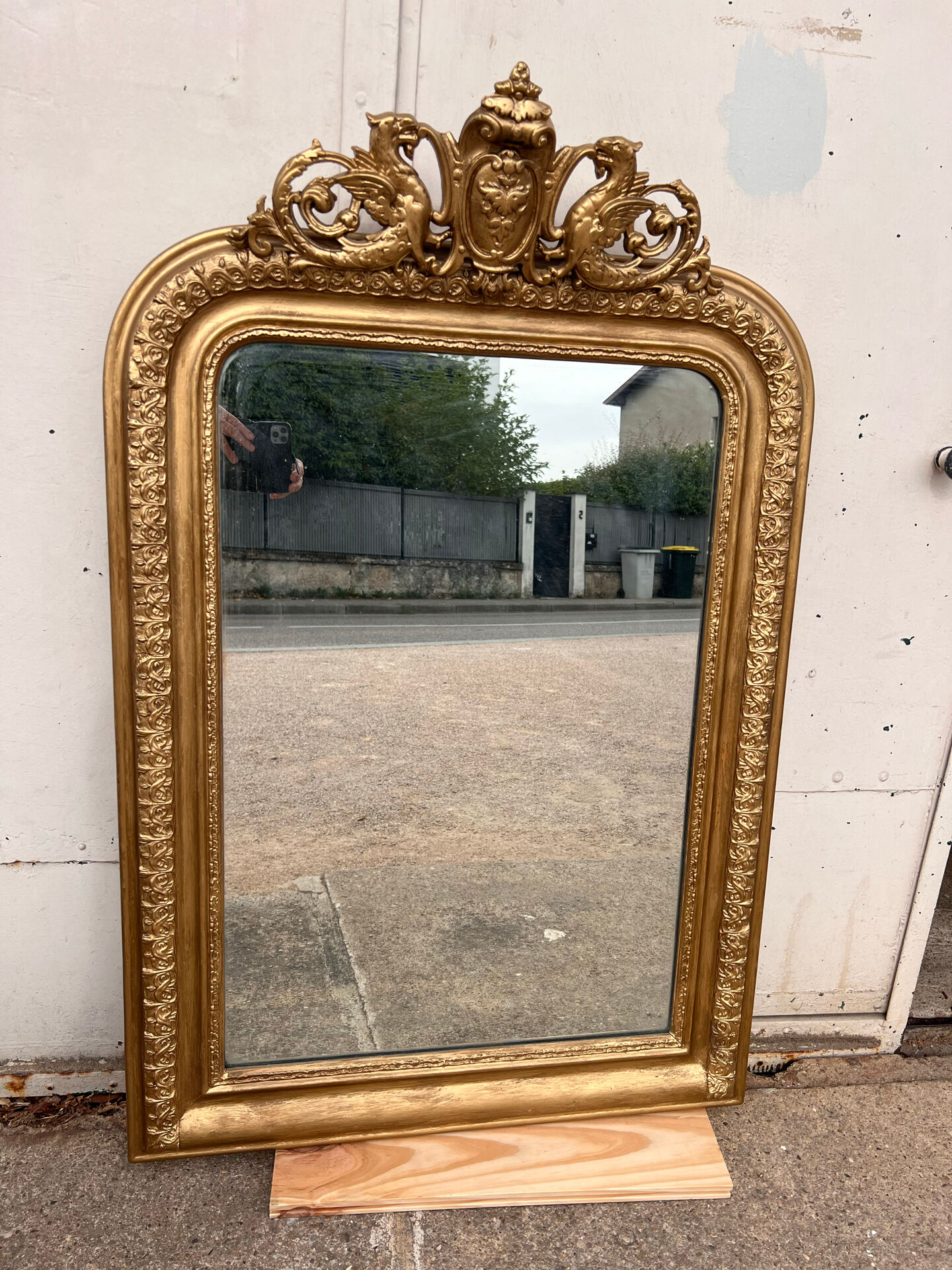 Louis Philippe gilded mirror