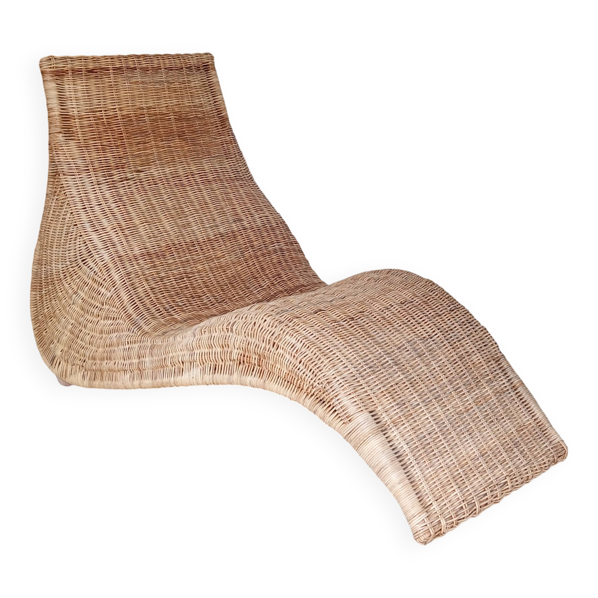 Carl Ojerstam rattan lounge chair