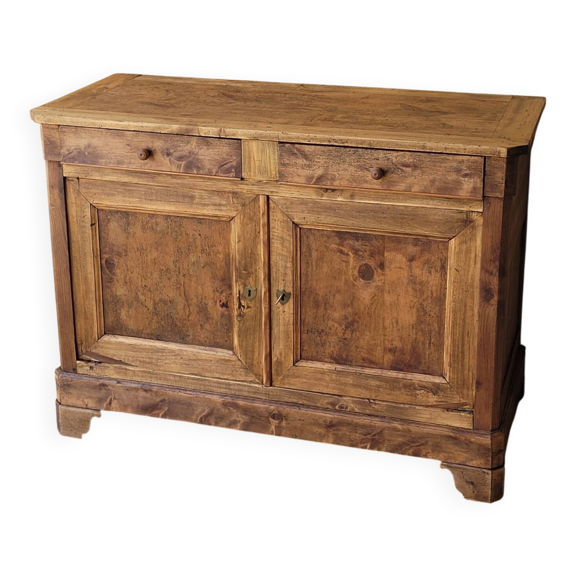 Buffet ancien en bois massif- rénové