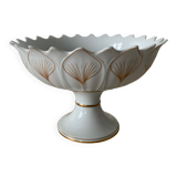 Coupe sur pied en porcelaine Capeans