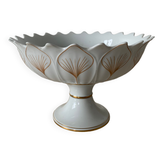 Coupe sur pied en porcelaine Capeans