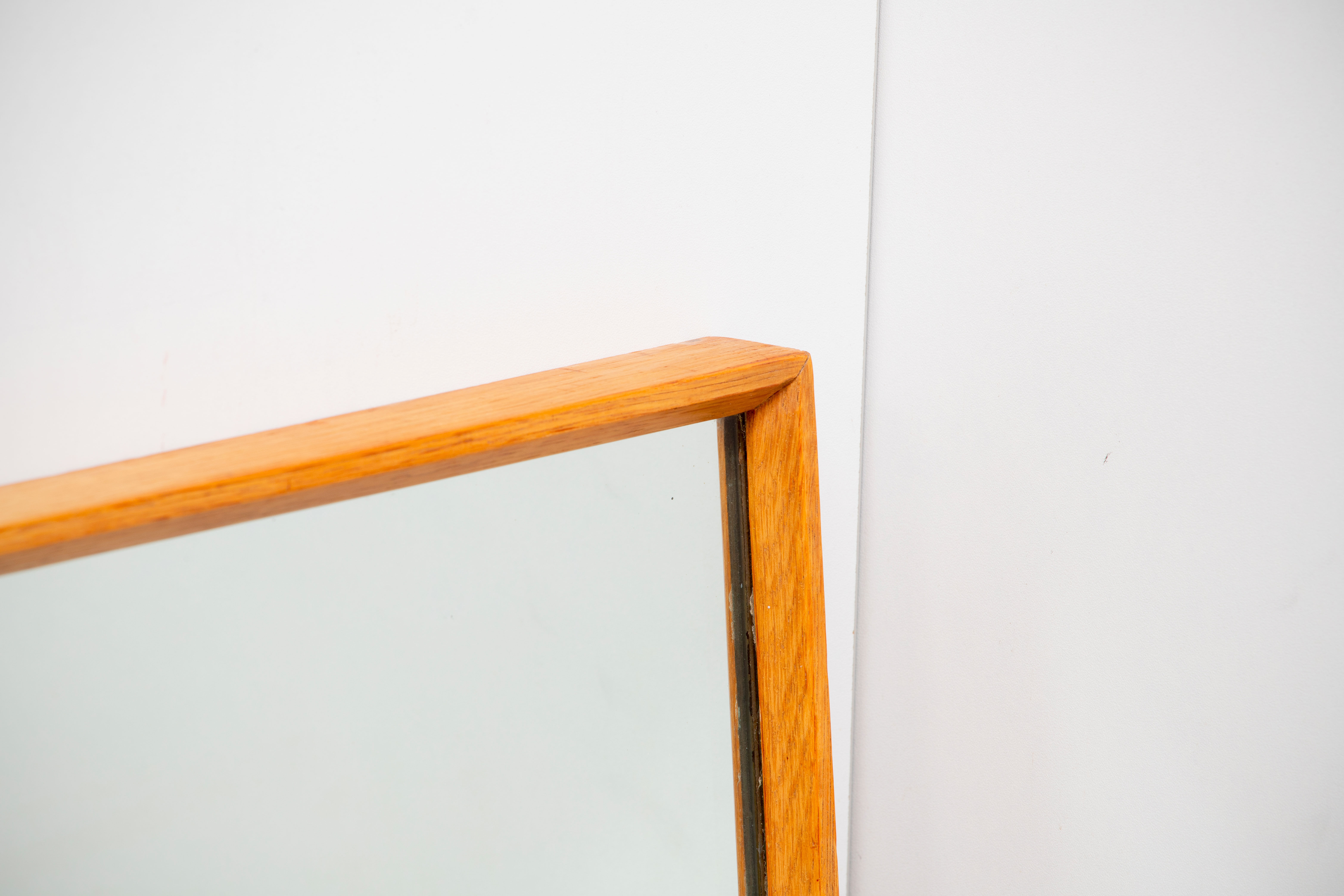 Vintage Scandinavian wall mirror 114X47cm