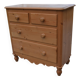 Antique pine commode interior's
