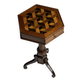 Marquetry side table ca. 1900