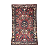 Large vintage Persian Zanjan carpet handmade