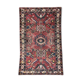 Large vintage Persian Zanjan carpet handmade