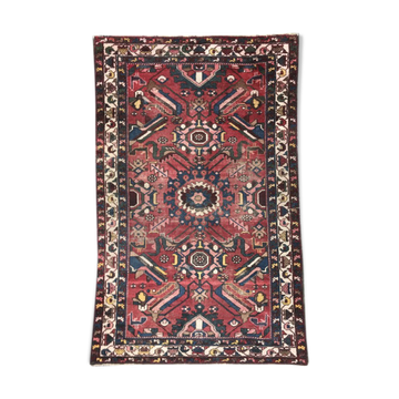 Large vintage Persian Zanjan carpet handmade