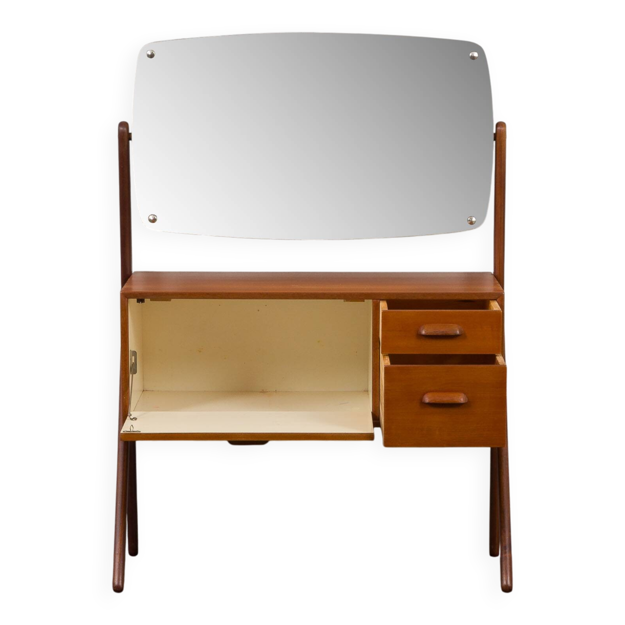 Mid-century Danish Teak Dressing Table from Ølholm Møbelfabrik,1960s