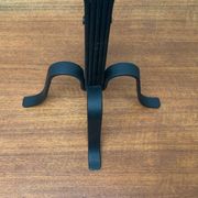 Support de bougie en métal brutaliste