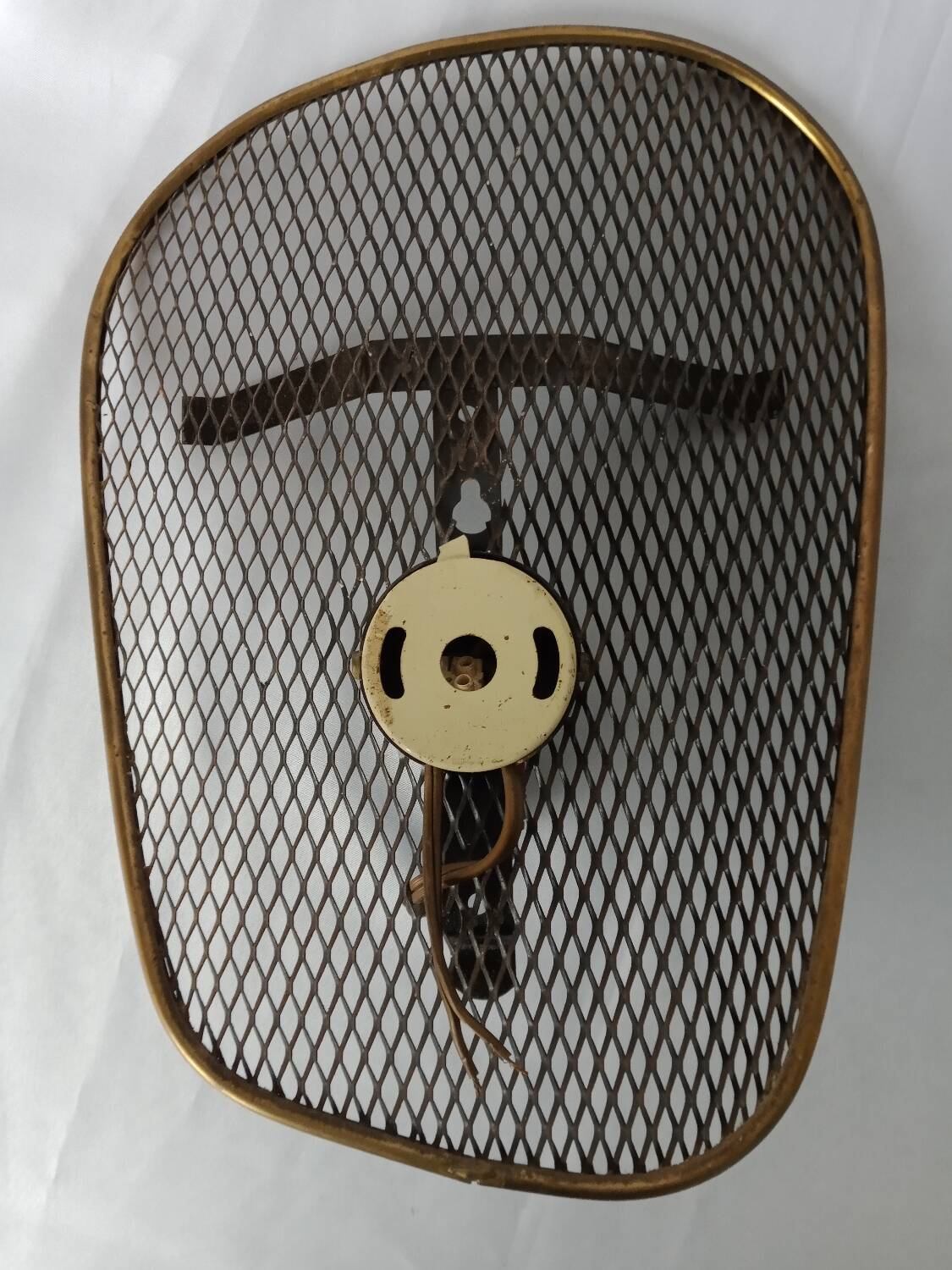 50s wall lights in expanded metal