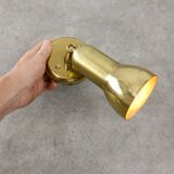 Mid-Century Italian Brass Wall Reflector Lamp, 1960s