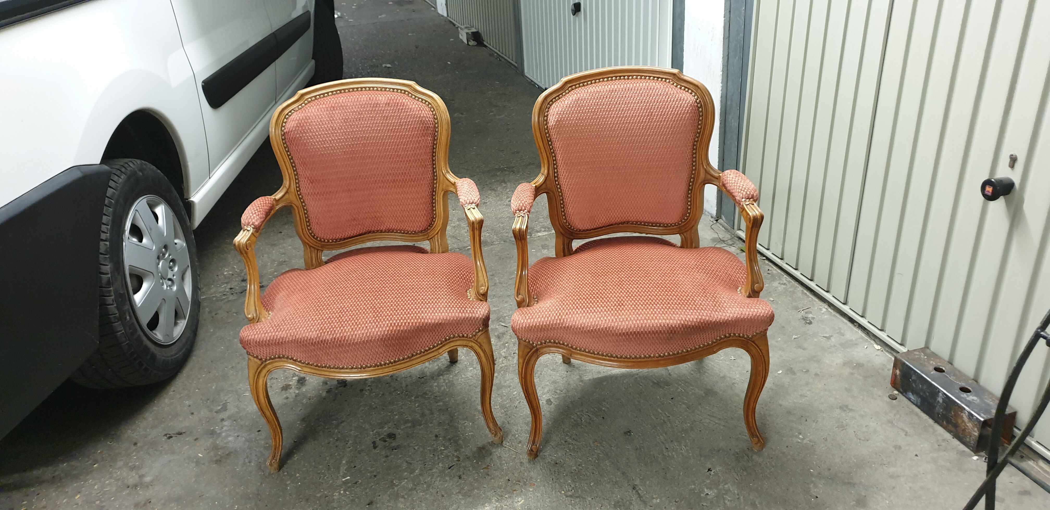 Louis XV convertible chairs