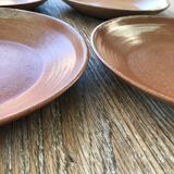 Set of 4 hollow sandstone plates