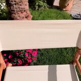 Foldable bamboo armchairs