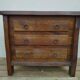 Commode en orme brutaliste