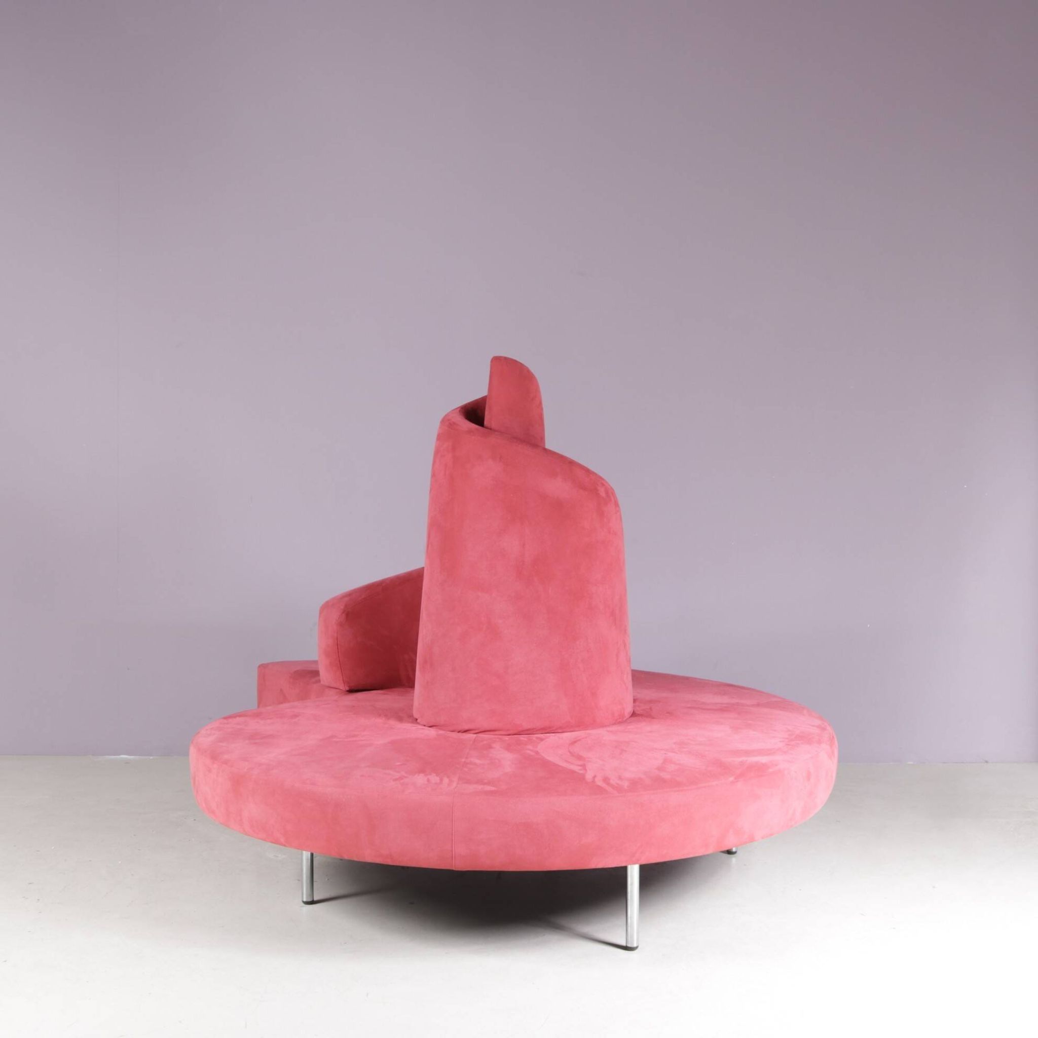Canapé rond Tatlin des années 1980 par Edra Italie
