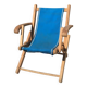 Small folding canvas children's armchair for beach camping