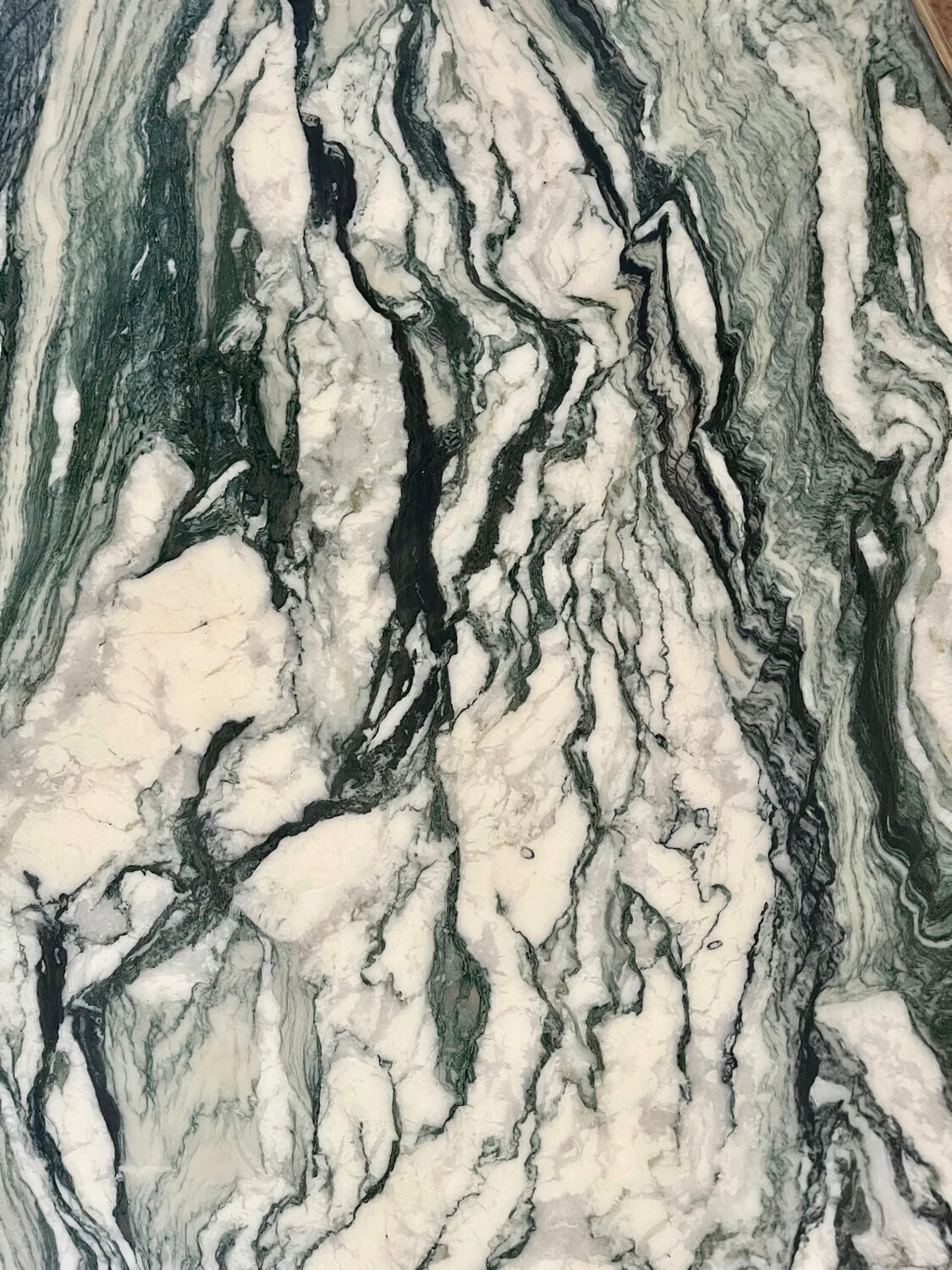 Octagonal marble coffee table