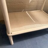 Duo of vintage bedside tables