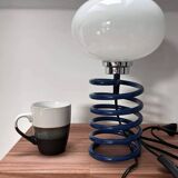 Blue spring lamps