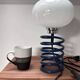 Blue spring lamps