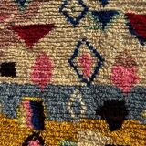 Vintage Berber wool rug, Morocco, 1990