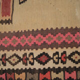 Vintage Persian Kilim Rug, Handwoven Flat-woven Carpet Area Rug- 175x295cm