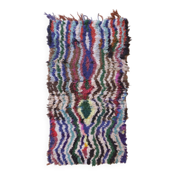 Tapis Coloré Azilal Vintage - 168 x 91 cm