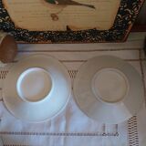 Antique porcelain cups and saucers