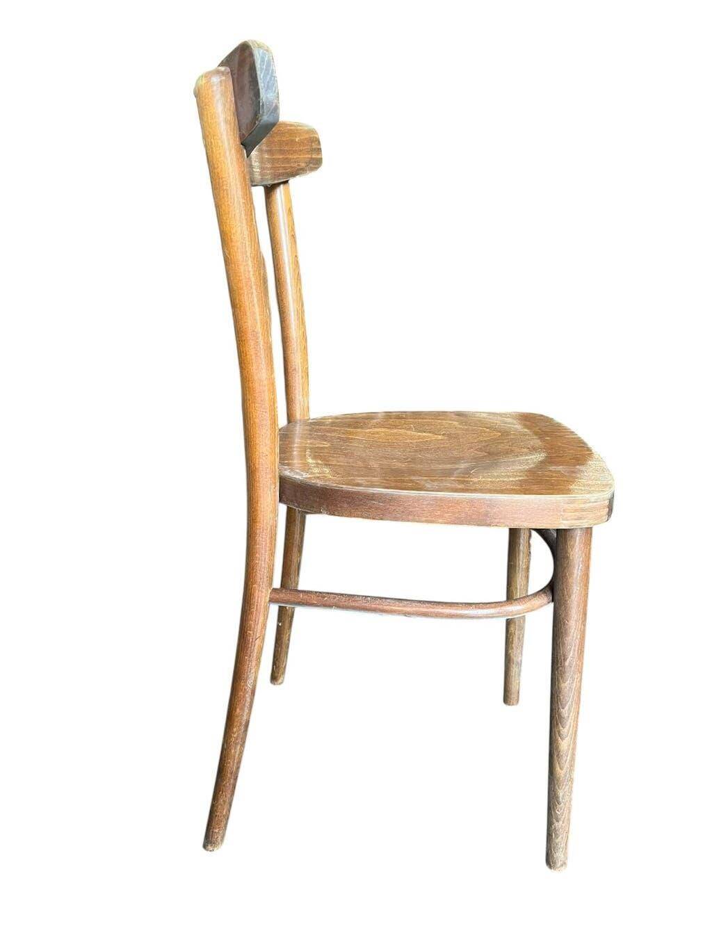 Chaise bistrot vintage en bois / chaise de café / chaise