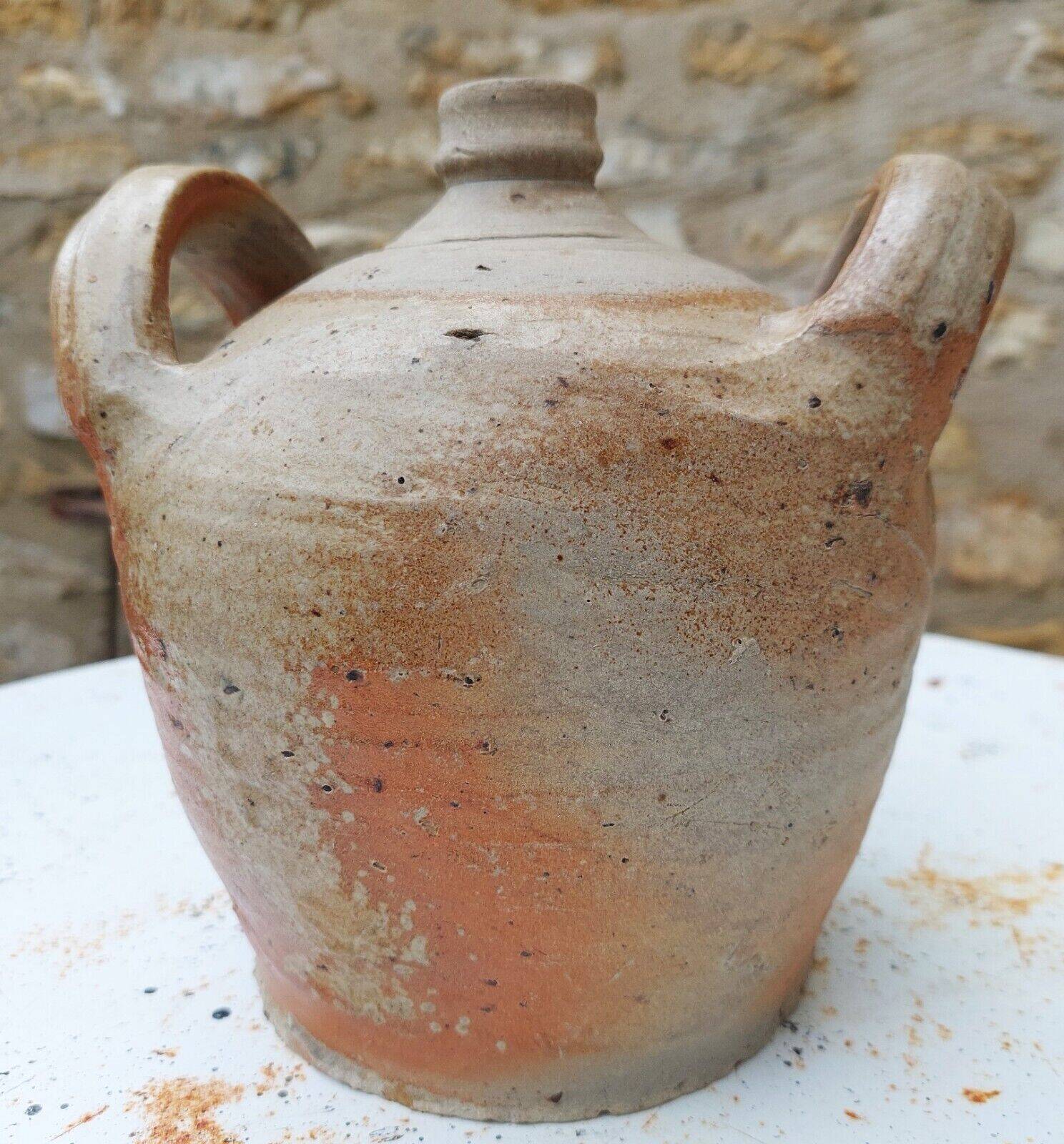 Stoneware jar from Puisaye, early 20th century.