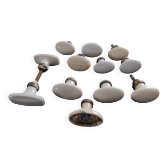 Poignées en porcelaine - Lot 4