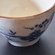 3 ceramic bowls in very good condition with a blue floral design.