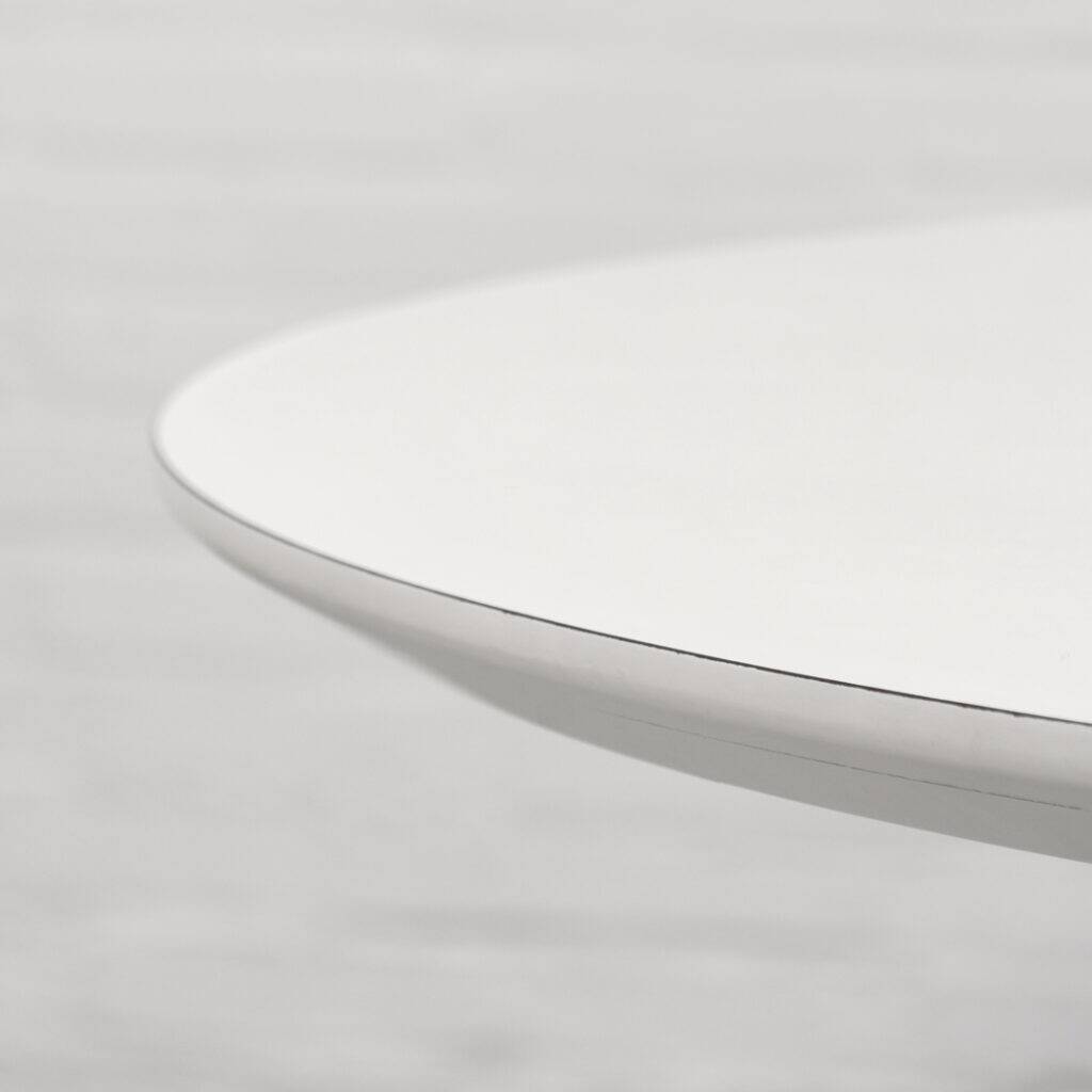 Extendable custom Knoll Tulip Dining Table, 1980